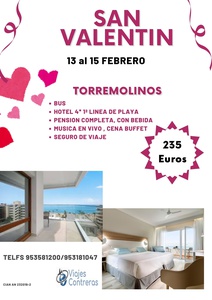 SAN VALENTÍN EN TORREMOLINOS Y MURCIA