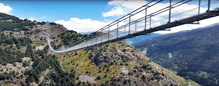 ANDORRA, PONT TIBETÀ, MIRADOR DEL QUER I JARDINS JUBERRIS