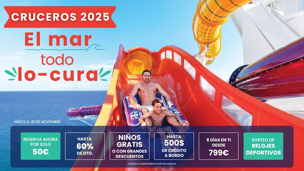 Cruceros 2025... El mar todo lo-cura!!