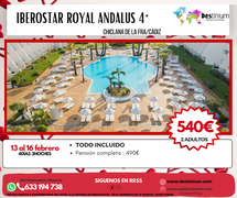 OFERTA SAN VALENTÍN  + 60 años "Iberostar Royal Andalus 4*"