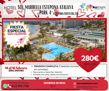 OFERTA SAN VALENTÍN "Sol Marbella Estepona Atalaya Park 4*"